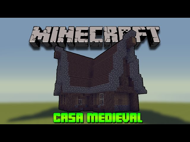 Minecraft PE: Construindo primeira casa sobrevivência #3 (Casa Medieval)🪓🧱