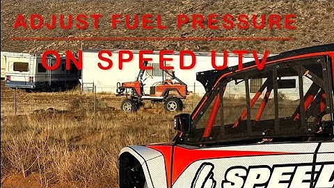 How to Adjust Fuel Pressure on Speed UTV El Jefe