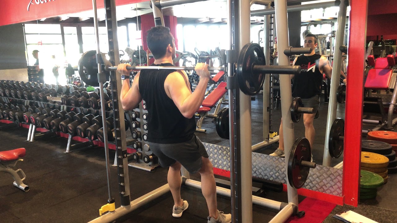 Feet Forward Squats (Smith Machine) YouTube