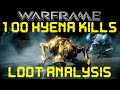 Warframe - Loot From 100 Hyena Pack Kills