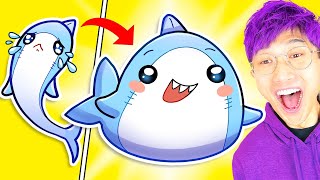 How THICC SHARK Became THICC! (FUNNY LANKYBOX ANIMATION!)