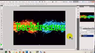 how to use photoshop and add a picture background to a text