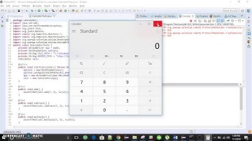 Windows Calculator Automation using Winium