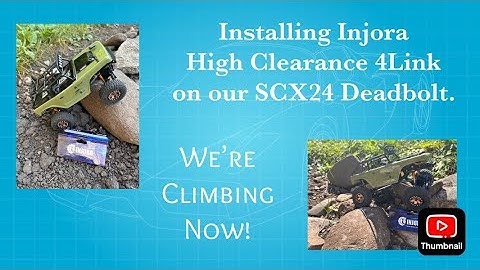 Time to get some CLEARANCE! Installing Injora High Clearance 4Link on our SCX24 Deadbolt.