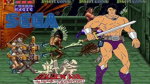 Golden Axe: The Revenge of Death Adder Hardest-Stern Blade No Damage All