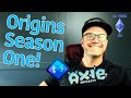 Axie Origins Season One and AXS Rewards