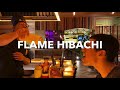 Flame hibachi