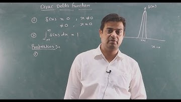 Dirac Delta Function/Mathematical Physics - by Sandeep Sharma Assistant Professor (Physics)