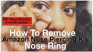 How To: Remove  Nose Piercing Kit Ring