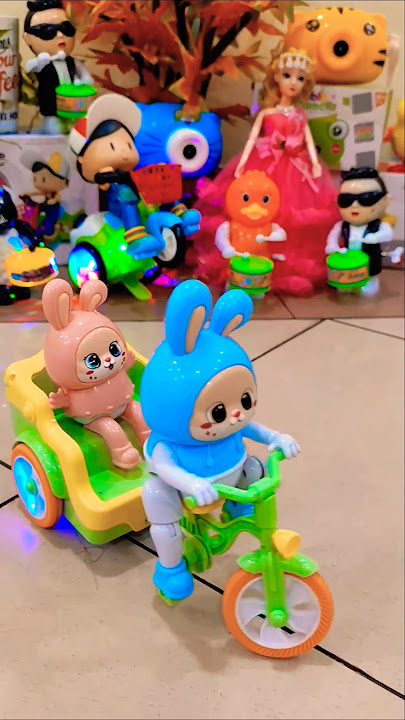 Kring Dua Kelinci Naik Sepeda 😍