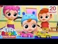 🏎️Mobil Mainan Keren!!! Brum-brum!🏎️ | Little Angel Bahasa Indonesia | Kartun dan Lagu Anak