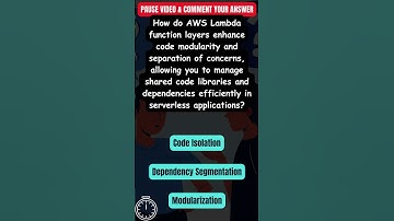 AWS Lambda Function Layers | Code Modularity in Serverless | AWS Q&A