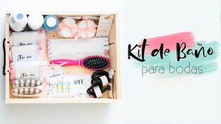 CESTA kit de BAÑO para BODA 🤵👰 |DIY| Lorena Gil