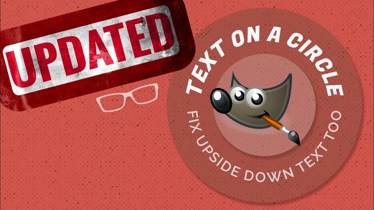 How To Put Text On A Circle Path In GIMP Fix Upside Down Text Too How To Put Text On A Circle Path In GIMP Fix Upside Down Text Too