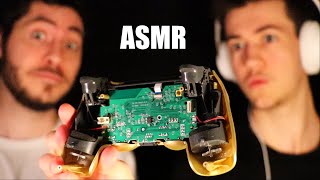 ASMR un abonné ouvre une fausse manette PS4