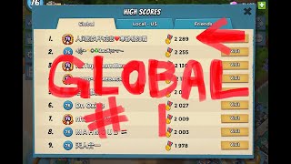 Boom Beach: Zeus Beats Global #1 LIVE, Wrecks Every Building, Clears Every Mine & Does a Victory Lap