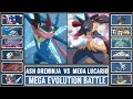 Ash greninja vs mega lucario  ashs best pokmon battle