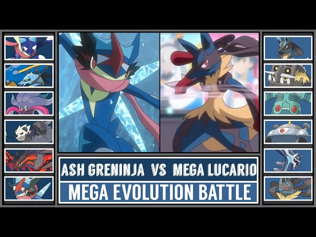 Lucario vs Greninja Alola Pokemon League #fyp #pokemon #pokemon