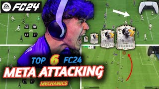 6 combined overpowered and effective PRO attacking tricks on EA FC24_@deepresearcherFC