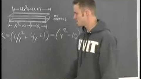 Sec 4 Ex 5 Adding and Subtracting Polynomials - Finding Unknown Length