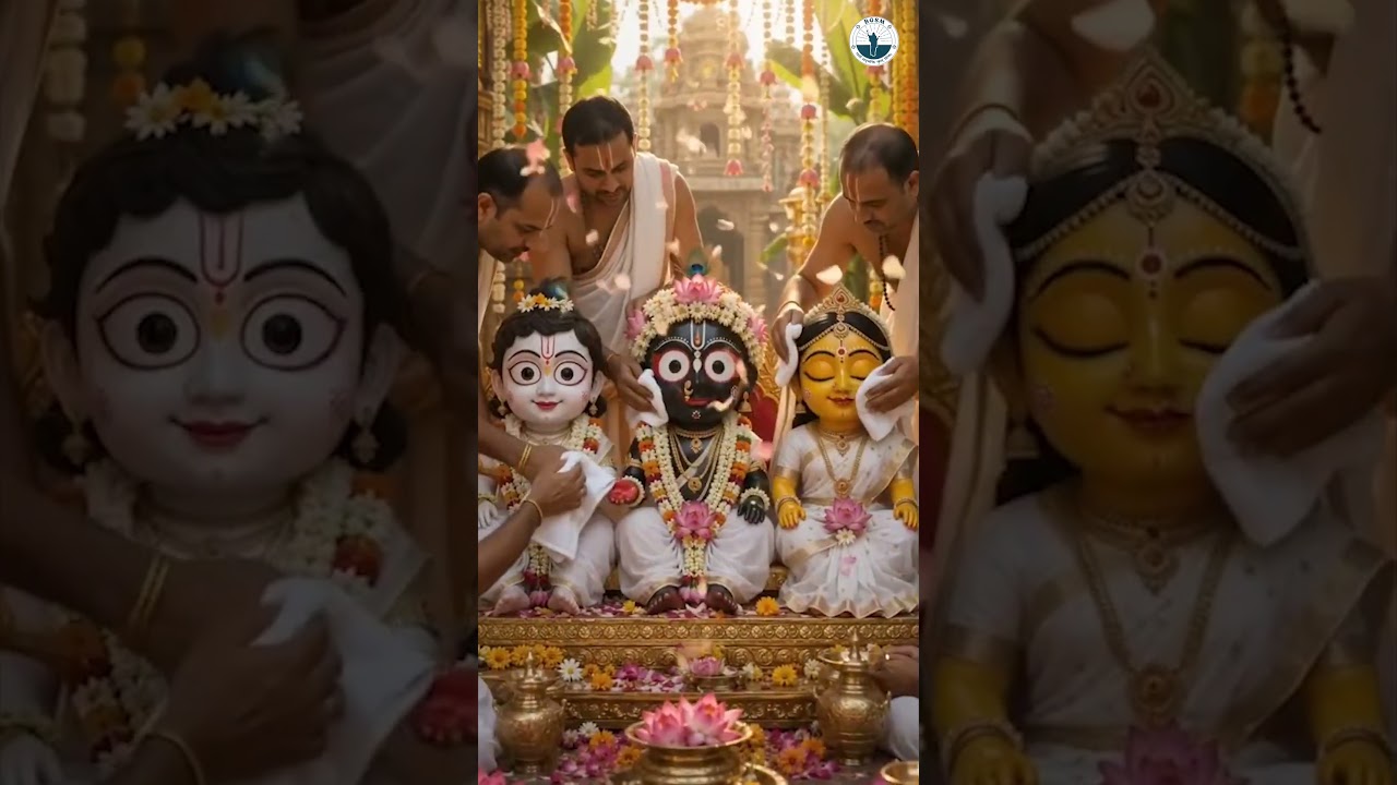 जगन्नाथ जी की special स्नान यात्रा  #jaijagannath #raseshwarideviji #devotion