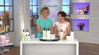 philosophy purity and microdelivery wash home & replenishment with Kerstin Lindquist