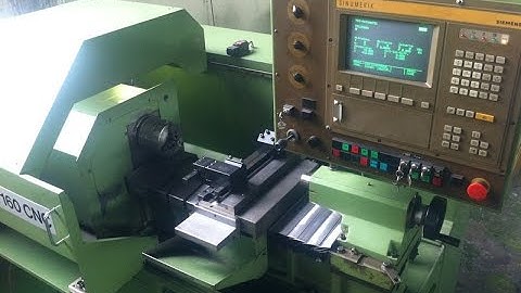 CNC lathe Weiler 160 2/2 (sold)