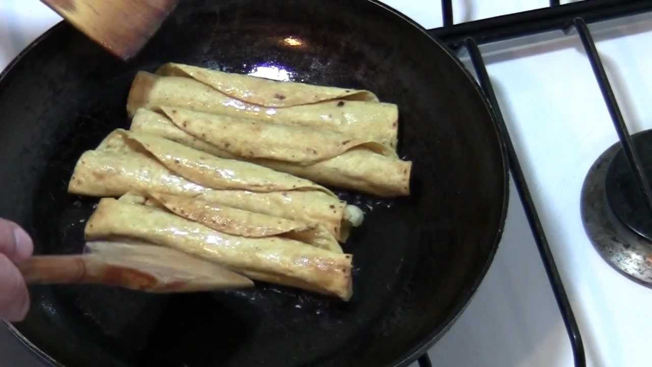 Tacos Dorados de Papa o Flautas. Receta de Cocina Mexicana Facil