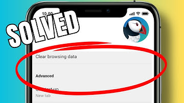 How to clear storage on Puffin browser