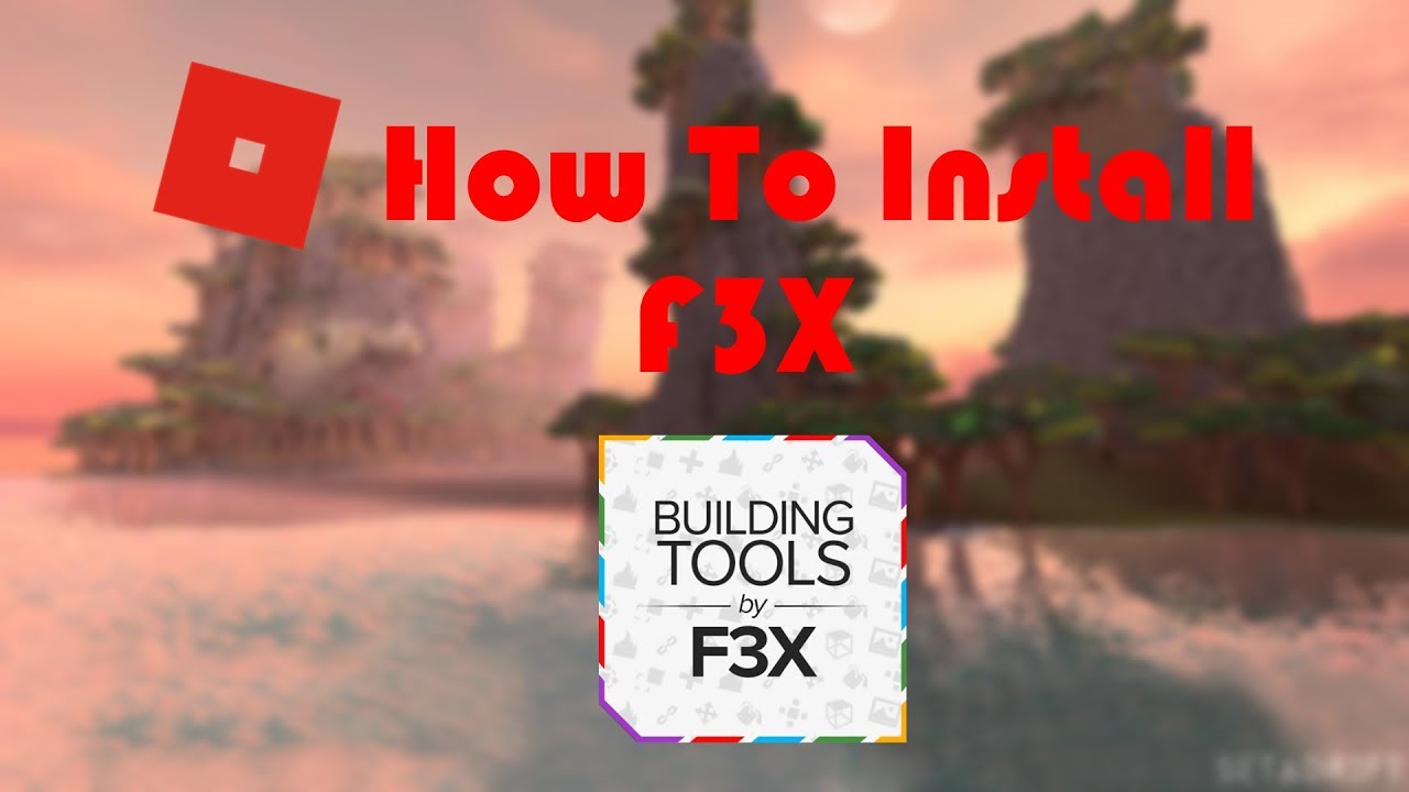 How To Install F3x Building Tools On Roblox Studio Youtube - how to add meshes in roblox using f3x tools youtube