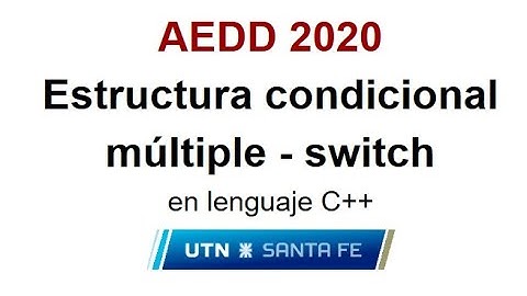 Estructuras Selección Múltiple en C++