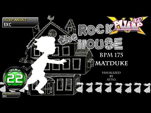 Rock The House - [PUMP IT UP XX] Rock the house D22 (DRILL LV.8 TITLE Video)