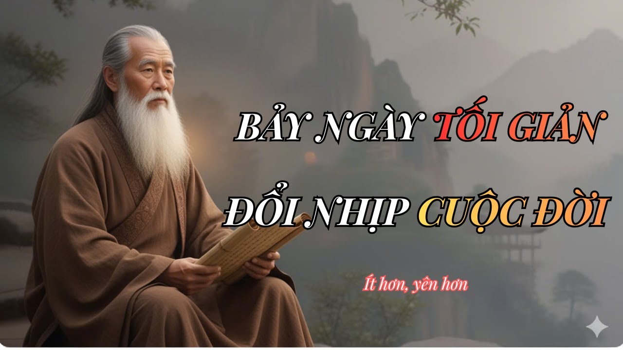 Tắt Tiếng Ồn Trong Đầu: 7 Ngày Tối Giản Đổi Nhịp Cả Cuộc Đời - Đạo Xưa Tâm Nay