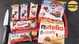 [KINDER] Délice, Pingui, Maxi King, Bueno, Nutella B-Ready, Schoko Bons  - Studio Bubble Tea Food