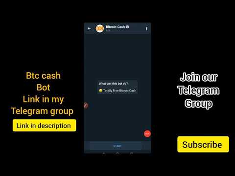 bitcoin cash telegram bot
