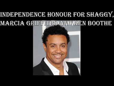 Independence honour for Shaggy, Marcia Griffiths and Ken Boothe