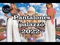 OUTFITS CON PANTALONES PALAZZO - PANTALONES DE MODA 2022 - ROPA DE MUJER