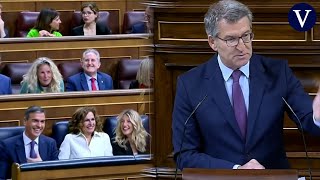 La confusión de Feijóo en el Congreso que ha provocado risas en la bancada socialista