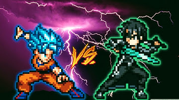 Goku DBS 3.5 OP VS Kirito V2(3 Form) in Jump Force Mugen