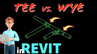 How to use Sanitary Tee vs. Wye Fittings in Revit