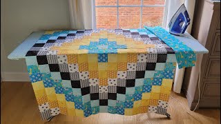 Choose fabric, and piece a Trip Around The World baby quilt top with me!