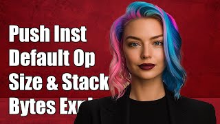 Understanding the Push Instruction: Default Operand Size and Stack Bytes