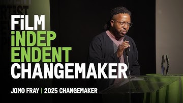Jomo Fray wins the 2025 Film Independent Changemaker Award