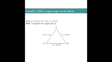 Cosine Rule