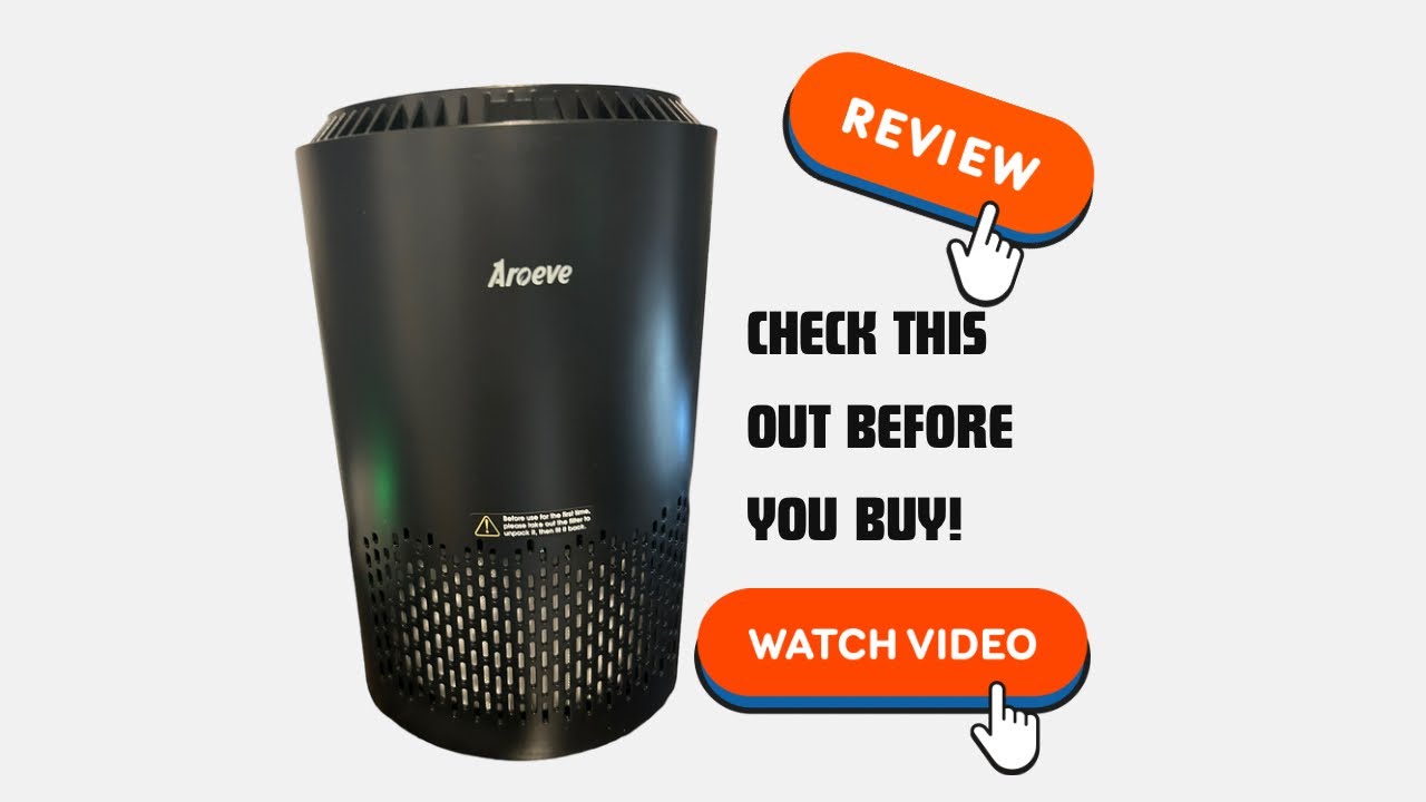AROEVE MK01Black Air Purifier Review Conquer Allergies this Season! 🌬