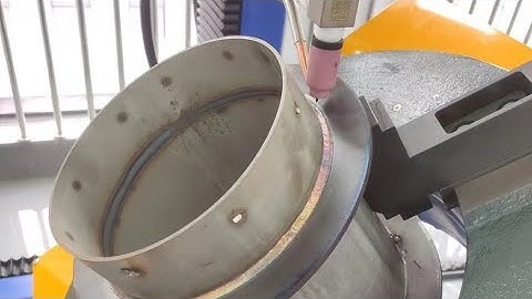 Automatic Welding of Electromagnetic Flowmeter Housings #flowmeter #machine #automatic #instrumental