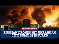 Russian Drones Hit Ukrainian City Sumy, 15 Injured in Overnight Attack