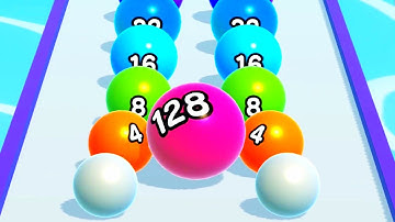 Ball Run 2048 Merge Number ! MAX LEVELS Gameplay Walkthrough New Update Part 361 android, ios