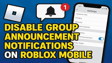 How To Disable Group Announcement Notifications On Roblox Mobile (2025)