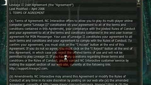 Lineage2 Kamael - GG Problem , Plz Help ! ( Description )